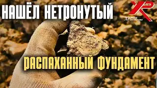 Таких НАХОДОК я не ОЖИДАЛ! Выбиваю распаханный ФУНДАМЕНТ. Коп монет с XP ORX.