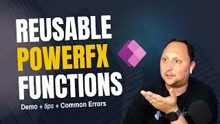 Power Apps Reusable Functions: Power FX Tutorial & Demo