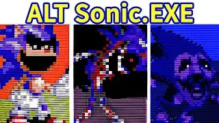 Friday Night Funkin' VS Sonic.EXE Alternate Ending FULL WEEK + Bonus [FNF Mod/HARD] Creepypasta Mod