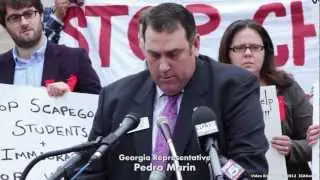 DEFEAT SB 458 ! - Rep. Pedro Marin at Press Conference at Georgia Capitol Feb. 28th, 2012