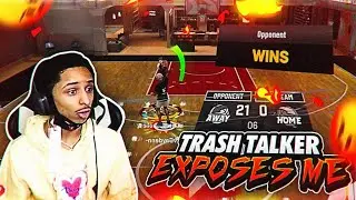 TRASH TALKER EXPOSES CHEESEAHOLIC!! 1v1 MYCOURT REMATCH NBA 2K20