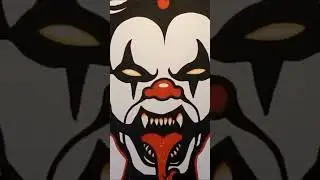 EVIL CLOWN VII #drawing #art #evil #clown #tattoo #design #sketch #horror #artist #wordattack88