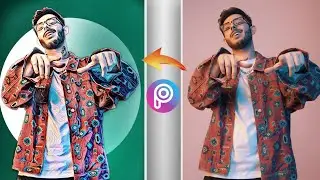 Picsart New Portrait Cartoon Photo Editing | New Vector art Photo editing 2020