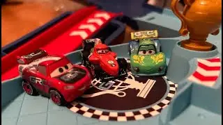 Disney Cars Mini Racers GRC 3-Pack #1 Review (Lightning Mcqueen, Francesco Bernoulli, Carla Veloso)