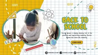 Back to School Promo In After Effects | After Effects Tutorial | Effect For You