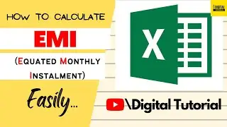 Fully Automatic Loan EMI Calculator | How to Calculate Loan EMI in MS-Excel | 