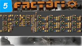 Factorio 1.0 строю компактный завод по производству зеленых колб ! #5