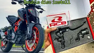 RCB radial master cylinder install on duke with double disc brake