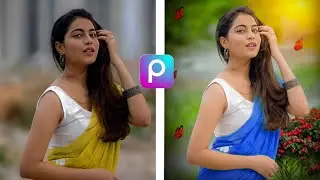 PicsArt colour full photo editing l background change editing picsart 