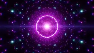 Abstract Pulsing Dreamy Fantastic Light Effects Visual Art Background Loop