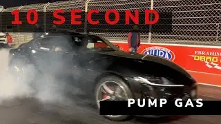 2020 Supra | 10 second drag | stock turbo | pump gas