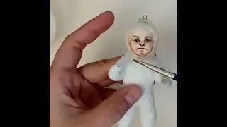 Портретная ватная игрушка "Надюша"