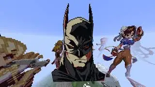 Batman Minecraft Pixel Art