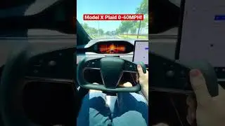 Tesla Model X Plaid 0-60mph! #shorts