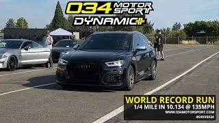 B9 Audi SQ5 Drag Racing World Record - Powered by 034Motorsport Dynamic+ Tuning | 10.134 @ 135mph