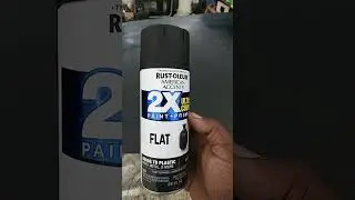 rustoleum flat black paint test