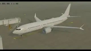 Boeing 737 MAX 8 X Plane 11 departure from WIII
