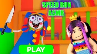 Speed Run DIGITAL CIRCUS BARRY'S PRISON RUN! Roblox Obby