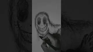 scribble art #shorts #scribbleart #coratcoret #art #drawing #pendrawing #sadart #darkart #gambar