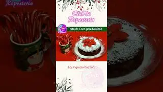 Torta de Coco para Navidad #shorts