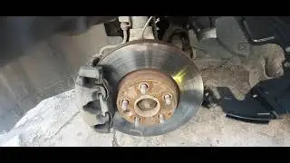 Installing brake flaps on a Mondeo 4
