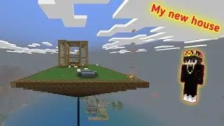I can play Minecraft but I make floating house in Minecraft pocket edition