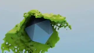 Realflow and Cinema 4d test animation