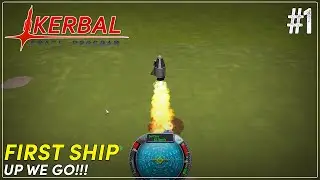 FIRST SHIP (KSP) Kerbal Space Program P1