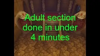 OoT3D MQ Spirit Temple adult section in under 4 minutes
