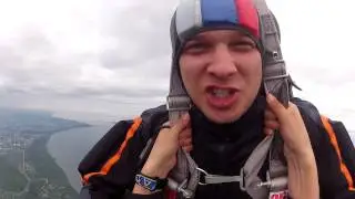 Прыжок с парашютом. Капля.