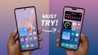 The Best iOS 18 SETUP For Redmi & Poco Devices | Convert Xiaomi HyperOS into iOS 18🔥⚡