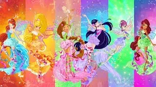 Winx Club | Season 5 - All Transformations Harmonix [HD]