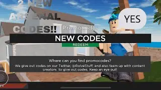 2 NEW WORKING ARSENAL CODES!?!(HURRY UP ONLY 1800 COPIES)