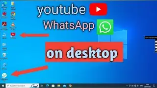 youtube shortcut on desktop// whatsapp shortcut on desktop 