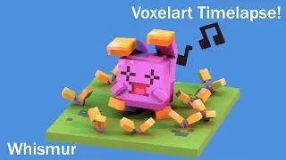 Whismur - Voxelart Timelapse!