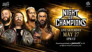 OWENS & ZAYN VS SOLO & REIGNS - WWE NIGHT OF CHAMPIONS 2023