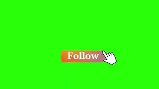 New! Instagram Follow Button Animtion with Green Screen By Assest Logy