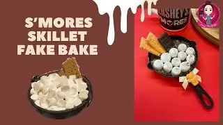 Let’s Fake Bake a mini S’mores Skillet! #fakebake #smores #peepthisyall