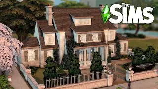 Charming Colonial family house | The Sims 4 Speed Build