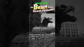 The Beast from 20,000 Fathoms was released #onthisday June 13, 1953 #rayharryhausen #stopmotion