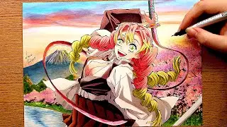 Drawing MITSURI KANROJI [Demon Slayer]