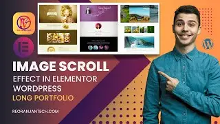 How to Image Scroll Effect in Elementor Wordpress | Create Portfolio with Long Scrolling Mockup