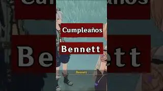 ¡Carta De Cumpleaños De Bennett!