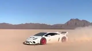 Liberty Walk Huracan GT being crazy in a DESERT