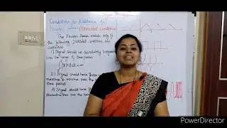 Dirichlet's condition for Fourier series in tamil | Signals and systems Part- 19 | ECE | Gate |