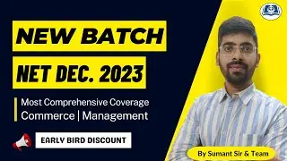 Most Comprehensive Course Launch | UGC NET December 2023 | Target JRF | Everstudy Classes