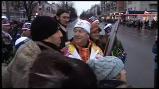 Эстафета олимпийского огня в Курске (Винокур)