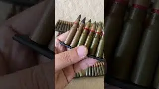 7.62x39 TRACER ROUNDS #reels #reaction #youtubeshorts