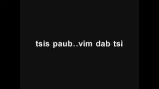 Haus Khob No Rau Koj Instrumental with Lyrics