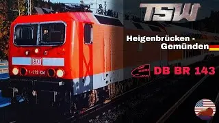 Путешествие на DB BR 143: Маршрут Heigenbrücken - Gemünden